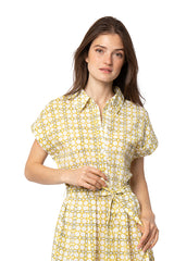 LOUNA DOTTY PRINT DRESS