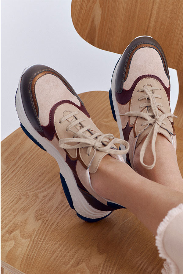 WIND LEATHER SNEAKERS