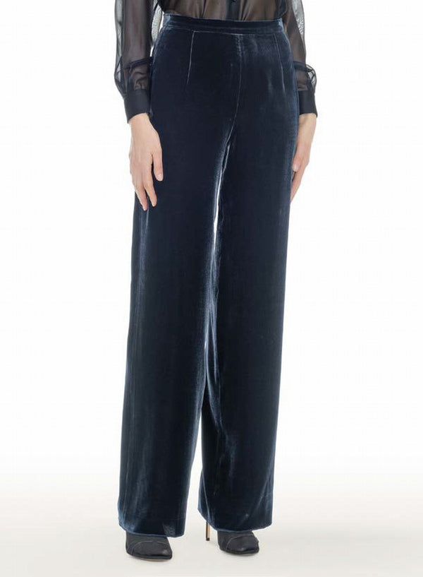 OKLAHOMA SILK BLEND VELVET TROUSERS