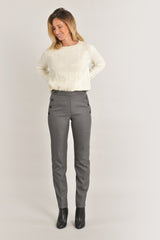 GALINA STRAIGHT WOOL TROUSERS