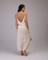 MAEVA V-NECK LONG DRESS